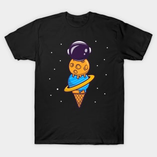 Cute Astronaut Ice cream T-Shirt